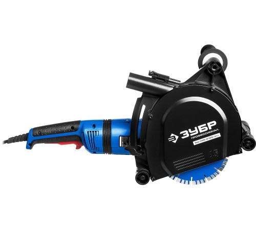 ЗУБР d 180 мм, 2100 Вт, 45 мм, штроборез (бороздодел), метал. ящик, Профессионал (ЗШ-П45-2100 ПВТК)