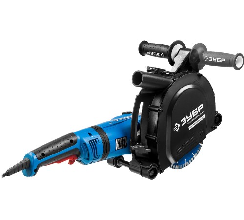 ЗУБР d 180 мм, 2100 Вт, 45 мм, штроборез (бороздодел), метал. ящик, Профессионал (ЗШ-П45-2100 ПВТК)