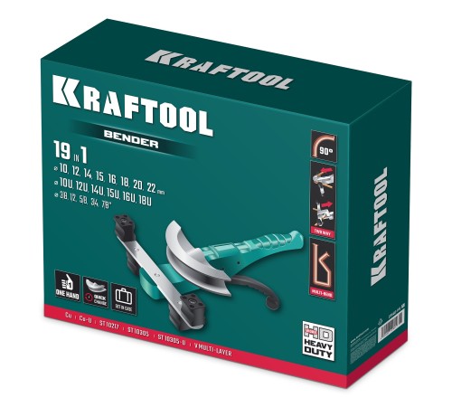 KRAFTOOL 10 - 22 мм, Арбалетный трубогиб (23502-H9)