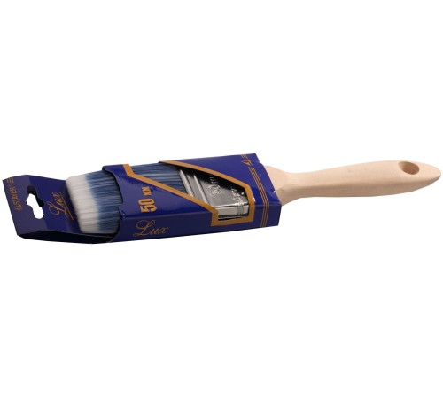 STAYER AQUA-LUX, 75 мм, 3″, искусственная щетина, деревянная ручка, для воднодисперсионных и акриловых ЛКМ, плоская кисть (01055-075)