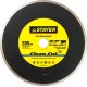 STAYER Clean Cut, 230 мм, (25.4 мм, 5 х 2.4 мм), сплошной алмазный диск, Professional (3665-230)