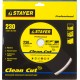 STAYER Clean Cut, 230 мм, (25.4 мм, 5 х 2.4 мм), сплошной алмазный диск, Professional (3665-230)