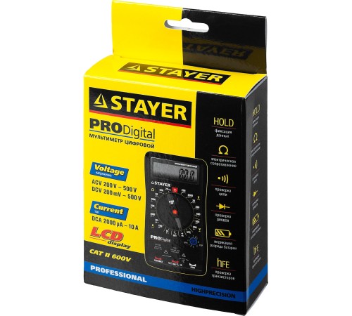 STAYER PRODigital Цифровой мультиметр (45310)