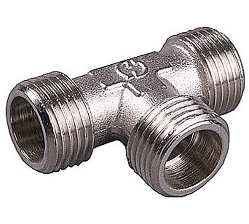 GENERAL FITTINGS наружная резьба 1/2″, никель, тройник (51051-1/2)