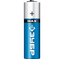 ЗУБР TURBO-MAX, АА х 2, 1.5 В, алкалиновая батарейка (59206-2C)