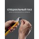 STAYER COBRA Black, 18 мм, нож из АБС пластика, автостоп (0913)