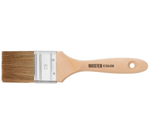 Кисть флейцевая, ширина 50 мм, толщина 16 мм, 70% ПЭT/30% нат.щетина, нерж. обжим. MC