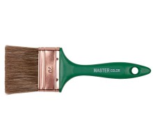 Кисть флейцевая, толщ. 12 мм, 70% ПЭT/30% натур. щетина, нерж.обжим, пласт.ручка, ширина  50 мм MC