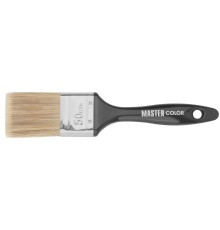 Кисть флейцевая "Wood Master", микс из 3-х видов щетины/филамента,  50х18х64 мм MC