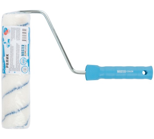 Ролик, ядро 48 мм, полиакрил, ворс 9 мм, 8 мм ручка, 250 мм MC Ролик, ядро 48 мм, полиакрил, ворс 9 мм, 8 мм ручка, 250 мм MC