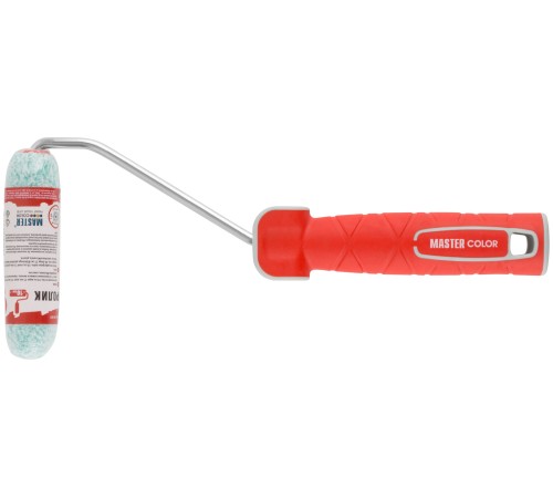 Ролик, ядро 15 мм, микрофибра "Micromix", ворс 12 мм, 2К-ручка 27 см, 100 мм MC