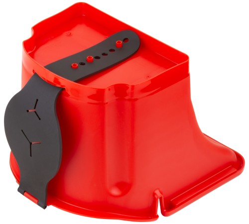 Ковш для краски 1,6 л. с фиксируемой ручкой, красный MC