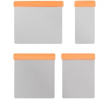 Набор "японских" шпателей, нержавеющая сталь, 4 шт: 50/80/100/120 мм MC Набор "японских" шпателей, нержавеющая сталь, 4 шт: 50/80/100/120 мм MC