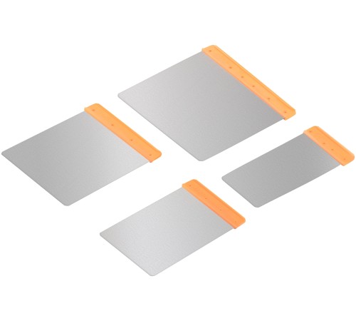 Набор "японских" шпателей, нержавеющая сталь, 4 шт: 50/80/100/120 мм MC Набор "японских" шпателей, нержавеющая сталь, 4 шт: 50/80/100/120 мм MC