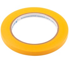 Лента малярная золотистая, рисовая бумага, термостойк. до 120°C, УФ-стойкость до 30 дней, 9 мм х 50 м MC