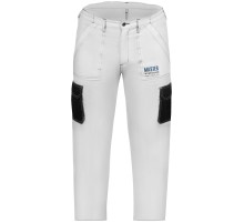 Брюки рабочие Master Color, белые, эластичный пояс, 6 карманов, размер XL MC