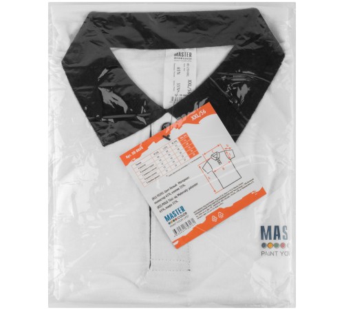 Поло Master Color, цвет белый, размер XXL MC Поло Master Color, цвет белый, размер XXL MC