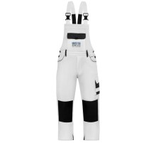 Полукомбинезон рабочий Master Color, белый, 8 карманов, размер XXL MC