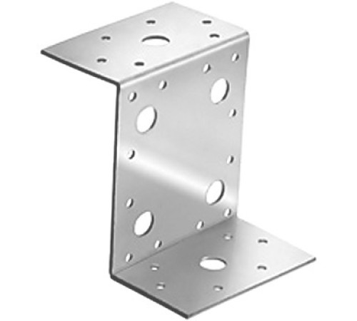 Крепежный уголок Z-образный KUZ 45 х 90 х 65 х 2