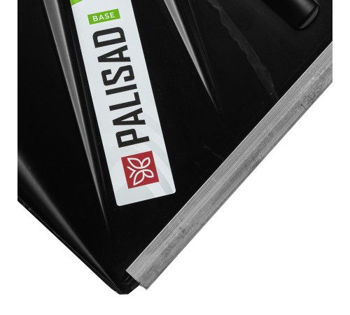 Лопата для уборки снега пластиковая, 400х417х1390 мм, алюминиевый черенок Palisad