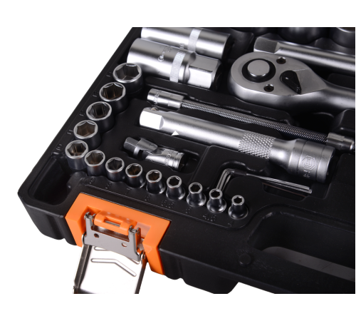 Набор инструментов АВТО, 1/2" , 1/4" , CrV, в кейсе 94 предм Вихрь