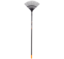 Грабли веерные Вихрь 22 зуба, сталь, металлический черенок