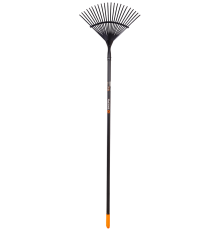 Грабли веерные Вихрь 22 зуба, сталь, металлический черенок