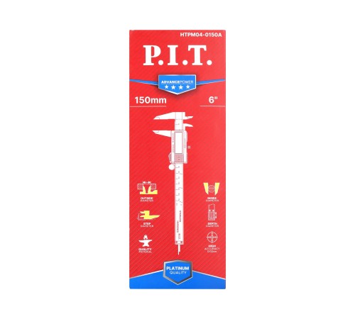 Штангенциркуль электронный цифровой P.I.T. ADVANCE HTPM04-0150A