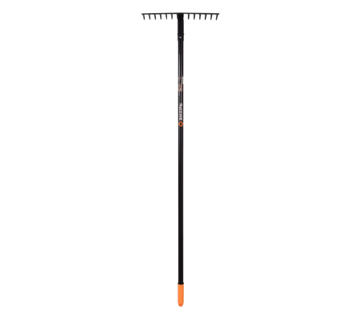 Грабли прямые Вихрь 14 зубьев, сталь, с металлическим черенком Грабли прямые Вихрь 14 зубьев, сталь, с металлическим черенком