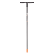 Грабли прямые Вихрь 14 зубьев, сталь, с металлическим черенком Грабли прямые Вихрь 14 зубьев, сталь, с металлическим черенком