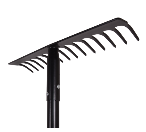 Грабли прямые Вихрь 14 зубьев, сталь, с металлическим черенком Грабли прямые Вихрь 14 зубьев, сталь, с металлическим черенком