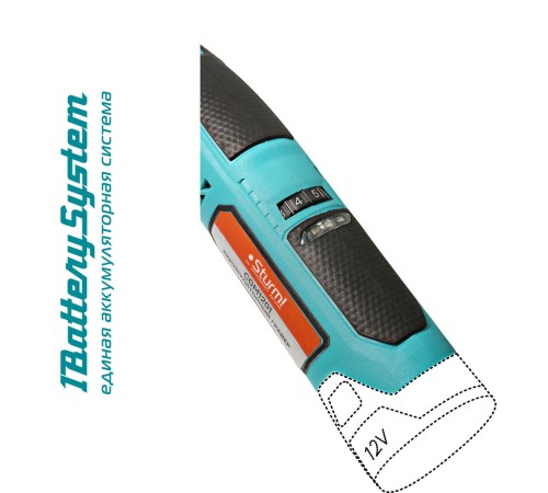 Гравер аккумуляторный Sturm! CGM1201 1BatterySystem12V