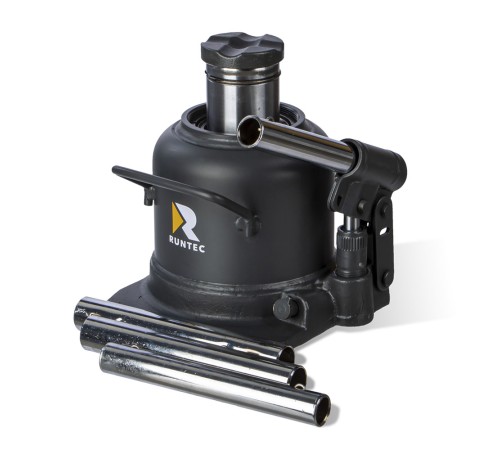 RUNTEC RT-WJ20 Домкрат бутылочный, двухштоковый,профессиональный 20 т, 150-245 мм
