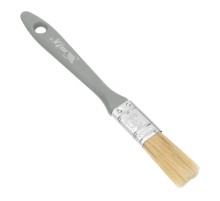 Кисть плоская "Евро" 3/4", натуральная щетина, пластмассовая ручка MTX