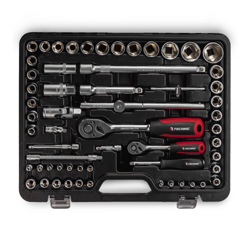 RUNTEC RT-HT108T Набор ручных инструментов RUNTEC TECHNIC 108 предметов 1/2", 1/4"