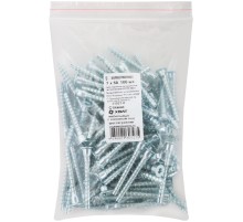 Стяжки мебельные (конфирмат)  с головкой под шестигранник, оцинкованные 7 х 50 100 шт Фасовка