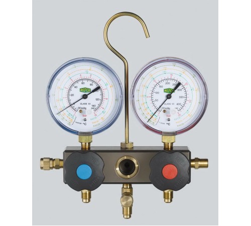 Двухвентильный манометрический коллектор Refco SM2-6-DS-R422 Двухвентильный манометрический коллектор Refco SM2-6-DS-R422