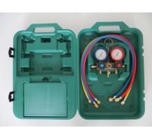 Двухвентильный манометрический коллектор Refco M2-3-DELUXE-DS-R410A