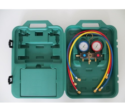 Двухвентильный манометрический коллектор Refco M2-3-DELUXE-DS-R32