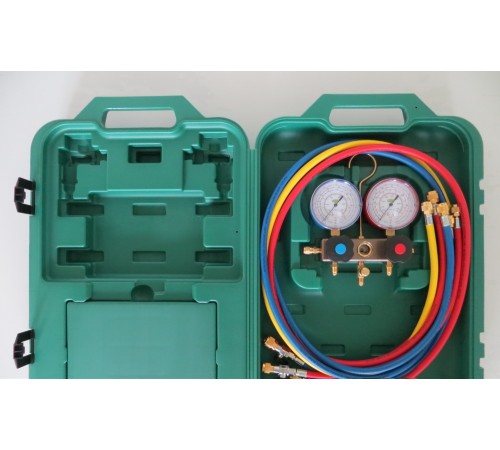 Двухвентильный манометрический коллектор Refco SM2-8-DS-CLIM Двухвентильный манометрический коллектор Refco SM2-8-DS-CLIM