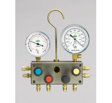 Четырёхвентильный манометрический коллектор Refco М4-3-BS- R600a