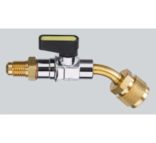 Запорный вентиль Refco CA-¼" SAE-½"-20 UNF-45°