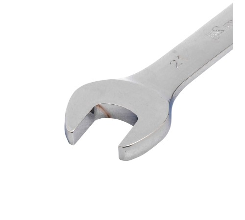 Ключ комбинированный трещоточный, 21 мм, CrV, шарнирный, зеркальный хром Matrix