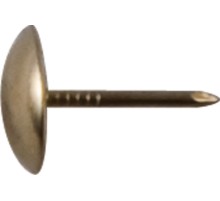 Гвозди мебельные латунированные 9,5 мм, большая головка 1000 шт ПРОМ