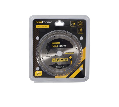 Диск пильный Hanskonner H9022-165-20-48T Диск пильный Hanskonner H9022-165-20-48T