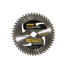 Пильный диск по дереву THIN KERF 165x20 мм, 48 зубьев, Hanskonner