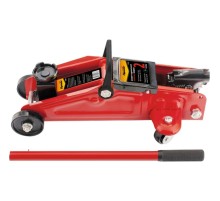 Домкрат гидравлический подкатный, 2 т, h подъема 125-300 мм, в пластиковом кейсе Sparta