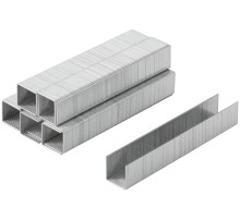 Скобы для степлера закаленные 11,3 мм х 0,7 мм, (узкие тип 53) 12 мм, 1000 шт. MOS