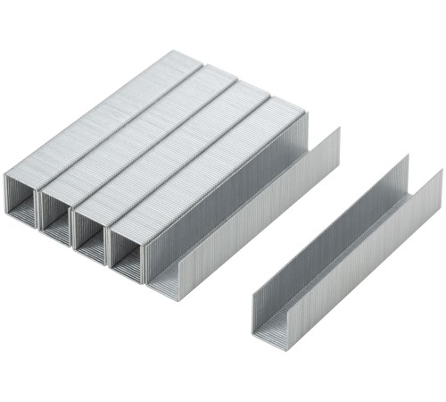 Скобы для степлера закаленные 11,3 мм х 0,7 мм, (узкие тип 53) 14 мм, 1000 шт. MOS