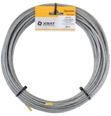 Трос стальной (DIN 3055) в оплетке ПВХ 2/3мм  (20 м) Фасовка